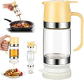 Dispenser voor gecondenseerde melk - Honingdispenser - Met voet - Geschikt voor in de keuken, voor pannenkoeken, koffie en gecondenseerde melk - Geel